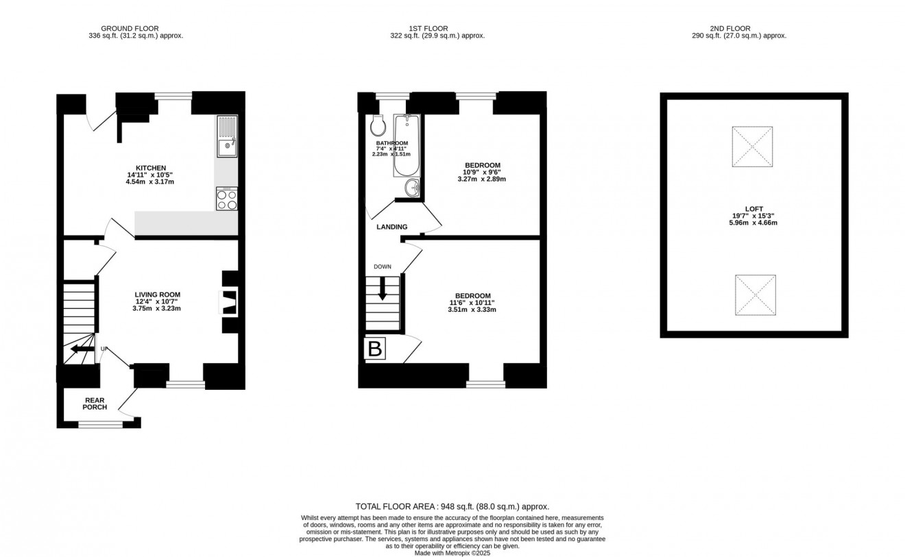 Floorplan for Nangitha Place, Budock Water, TR11