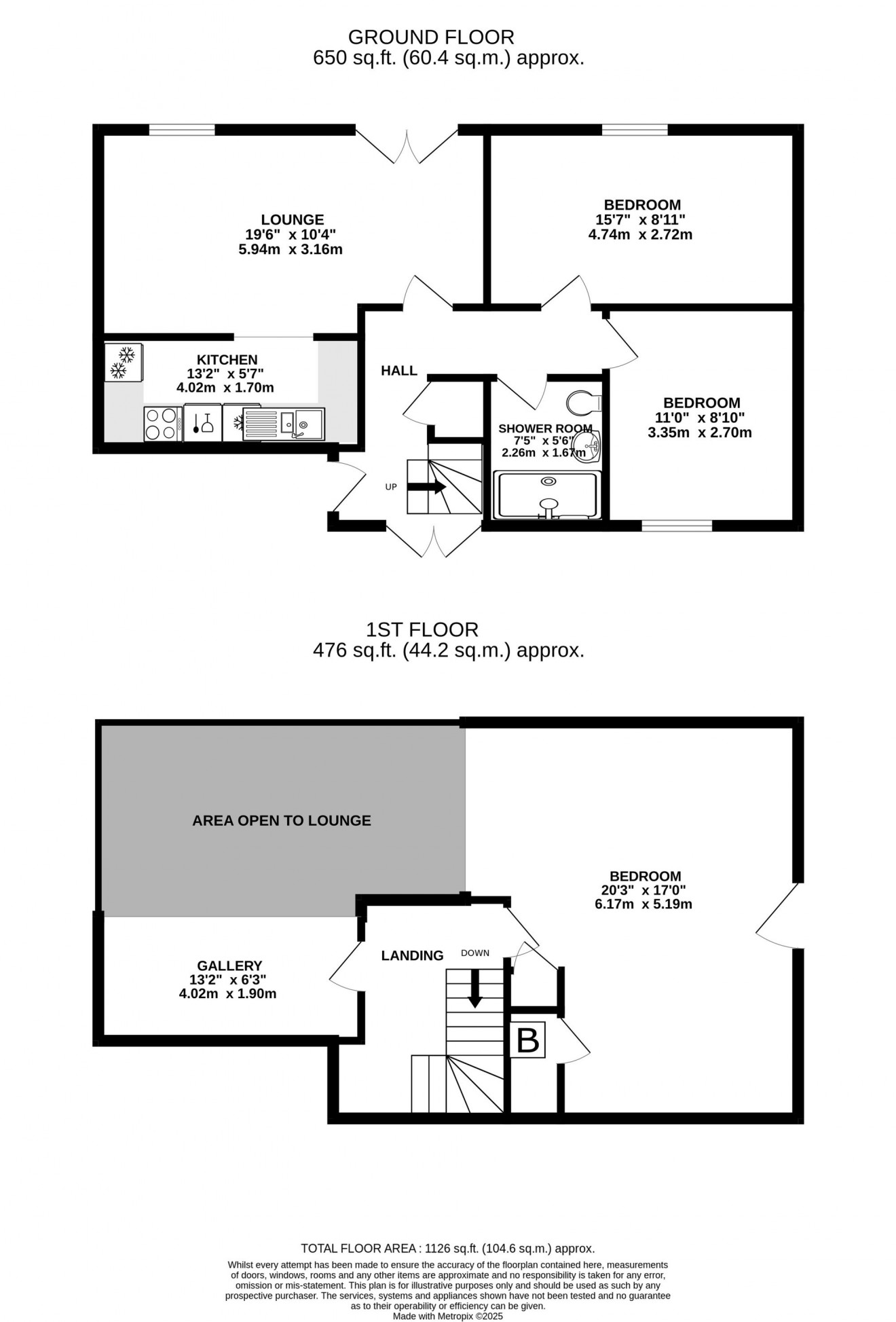 Floorplan for Harbour Village, Daniels Sail Loft Harbour Village, TR10