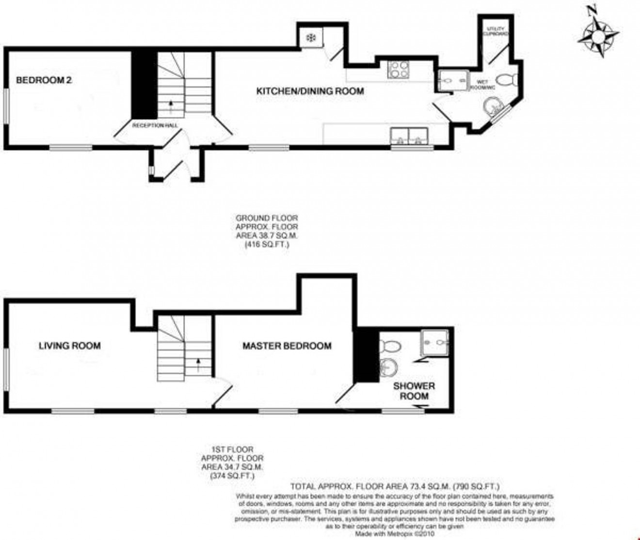 Floorplan for 17 Trefusis Road, Flushing, TR11