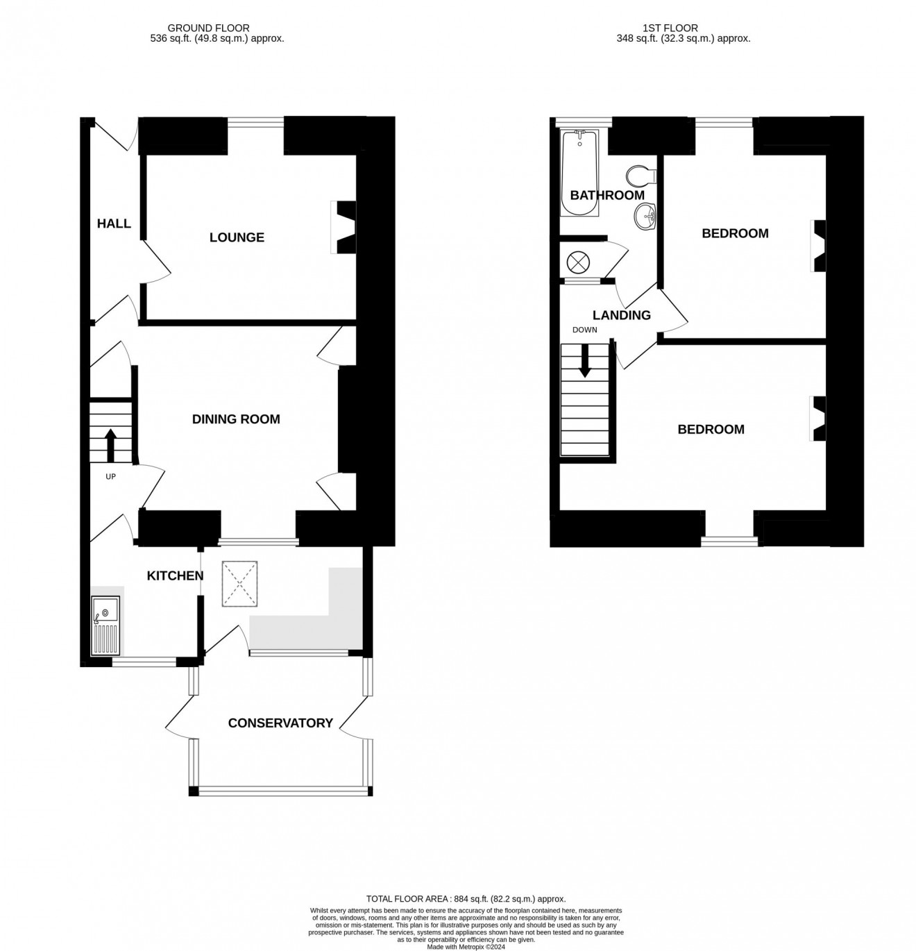 Floorplan for Falmouth, TR11