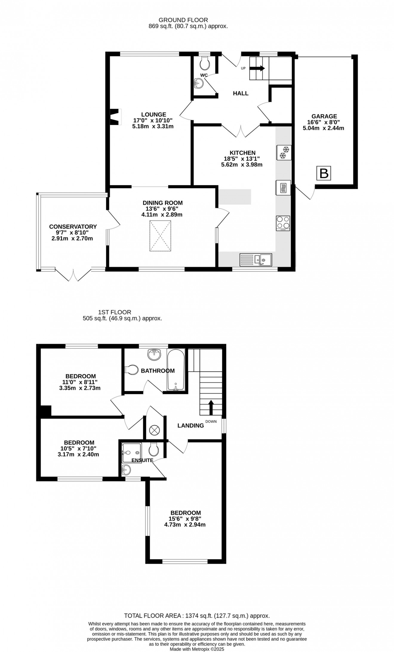 Floorplan for Shute Hill, Mawnan Smith, TR11