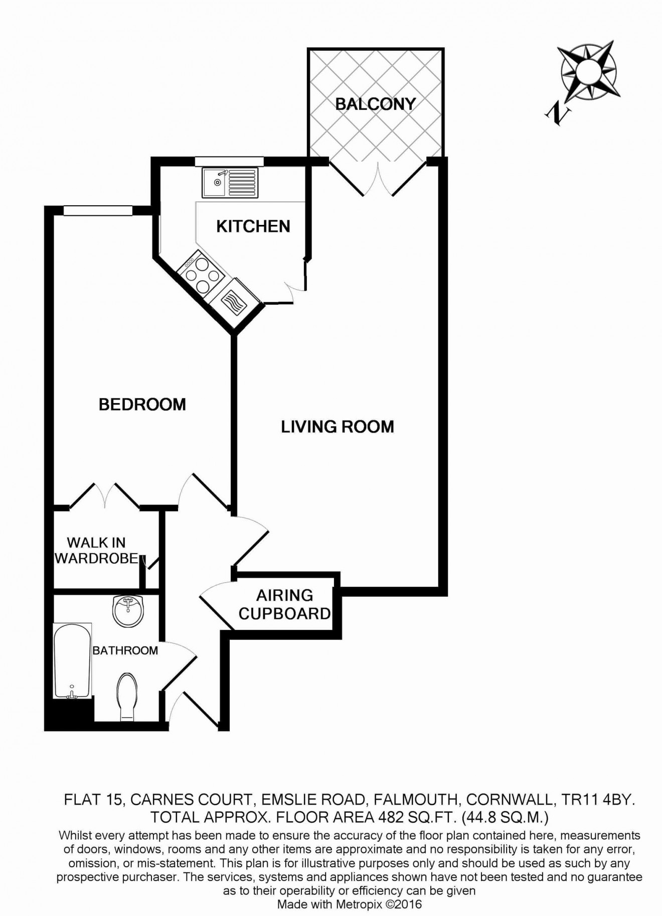 Floorplan for Emslie Road, Carnes Court Emslie Road, TR11