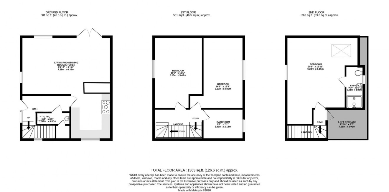 Floorplan for Holly Tree Lane, Penryn, TR10