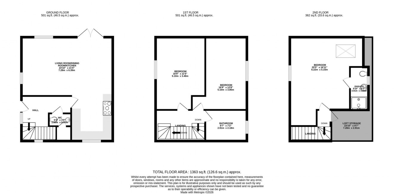 Floorplan for Holly Tree Lane, Penryn, TR10