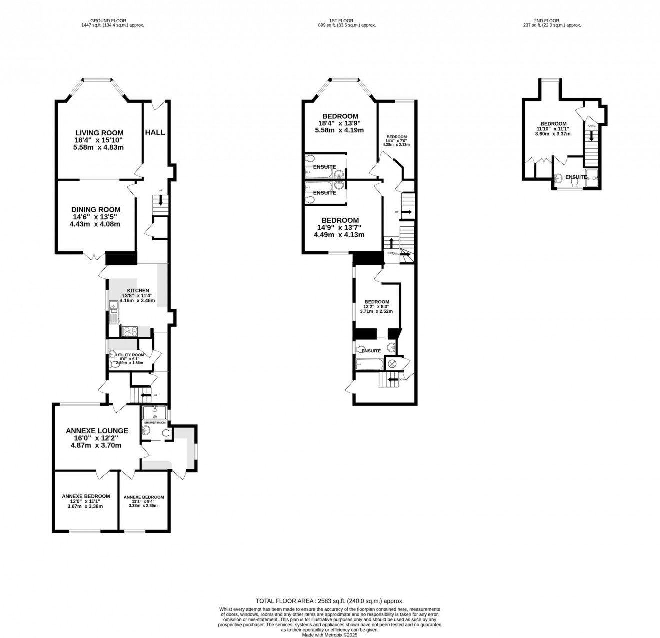 Floorplan for Kimberley Park Road, Falmouth, TR11