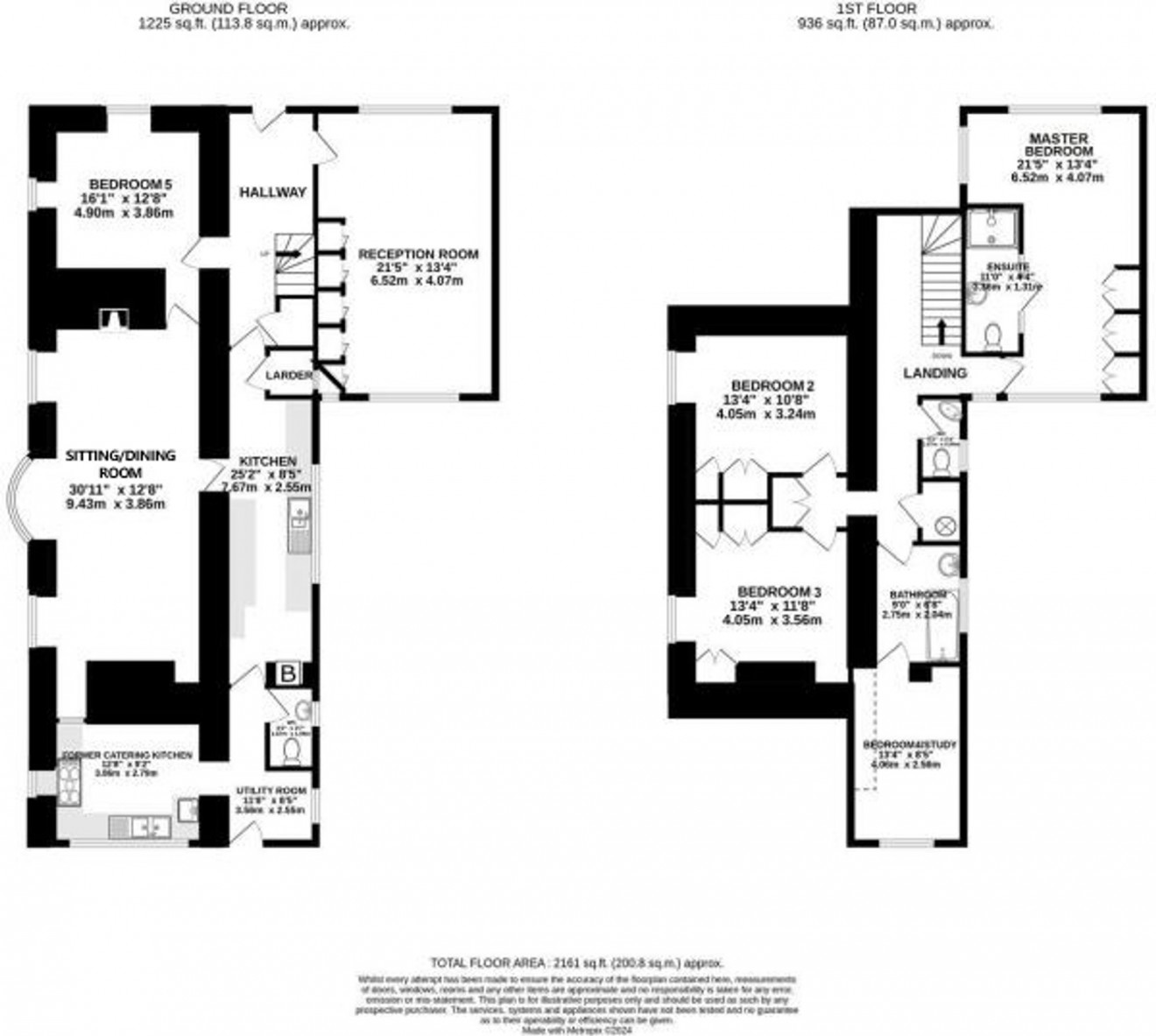 Floorplan for 6 Church Road, Mylor, TR11