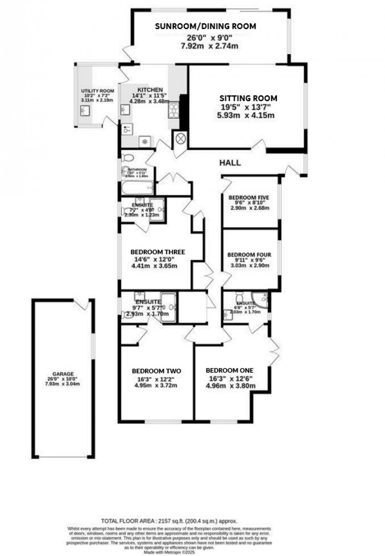Floorplan for Budock Vean Lane, Mawnan Smith, TR11