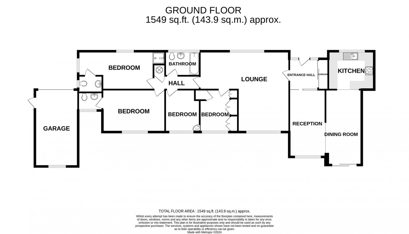 Floorplan for Pennance Road, Falmouth, TR11