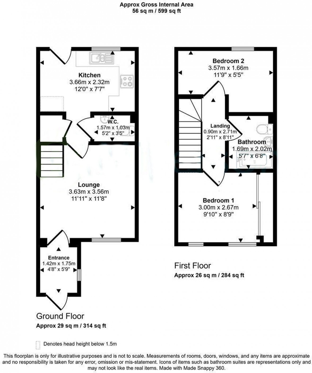 Floorplan for Round Ring Gardens, Penryn, TR10