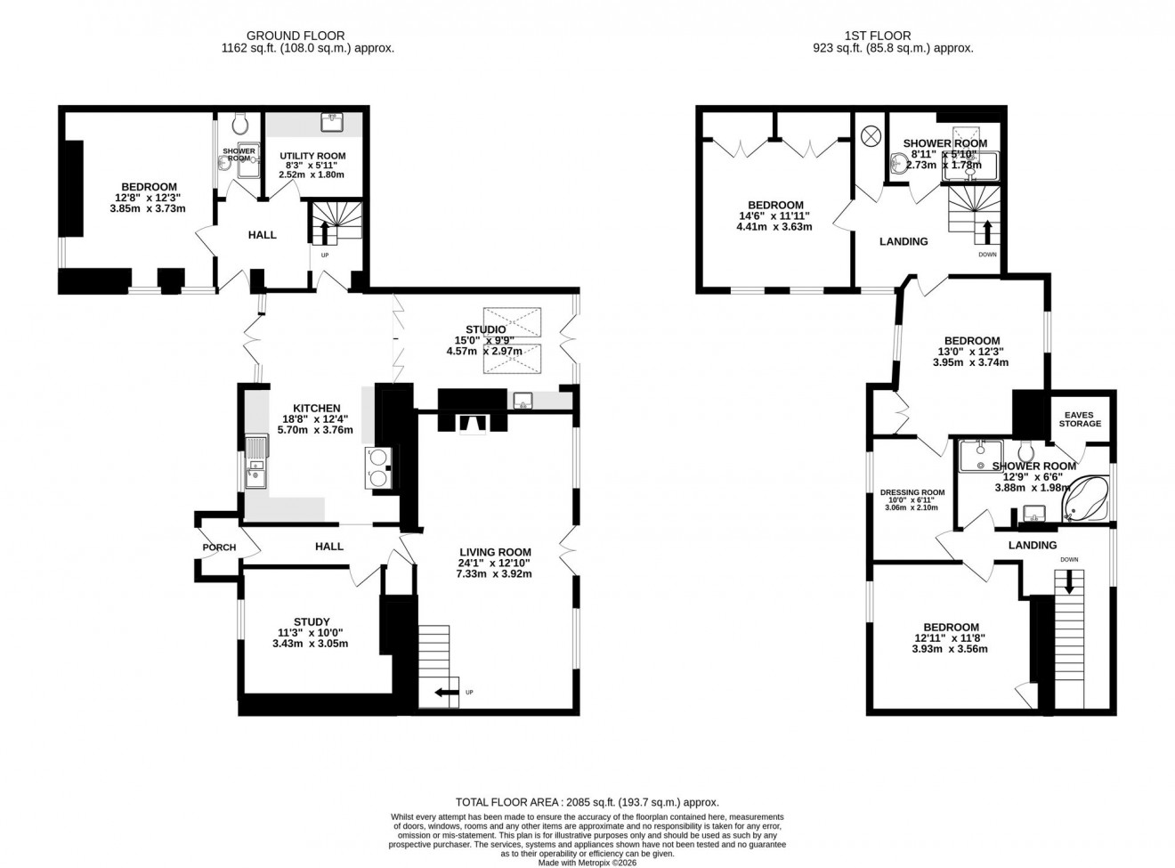 Floorplan for Coventry Road, Flushing, TR11