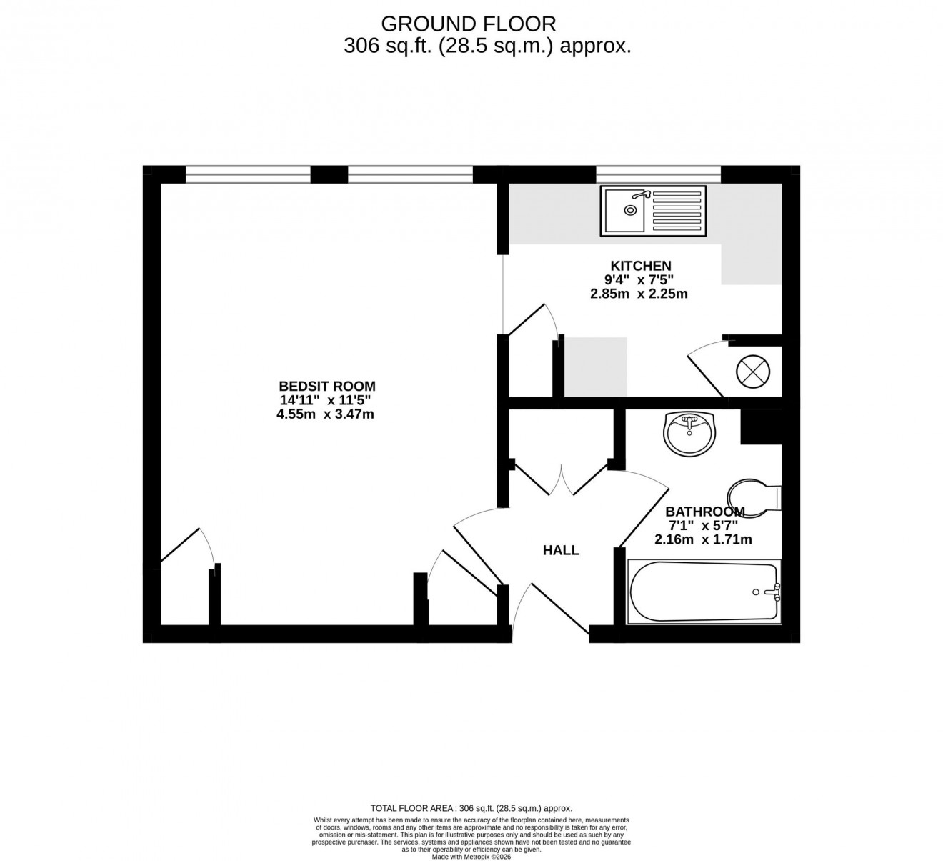 Floorplan for Falmouth, TR11