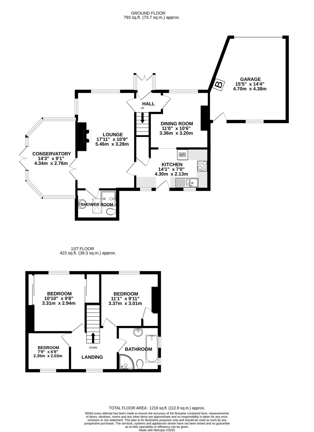 Floorplan for Passage Hill, Mylor, TR11