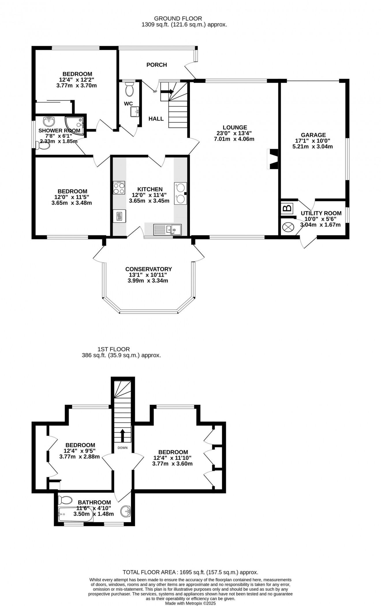 Floorplan for Castle View Park, Mawnan Smith, TR11