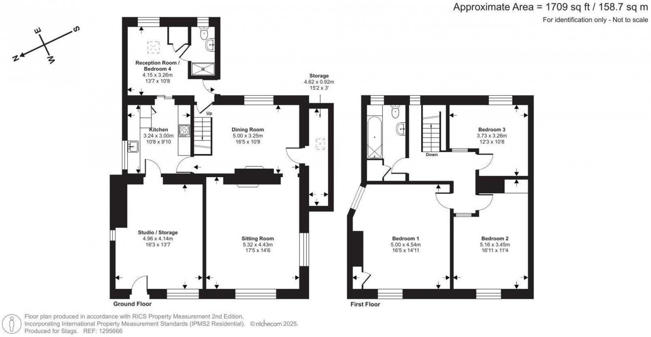 Floorplan for The Square, Mawnan Smith, TR11