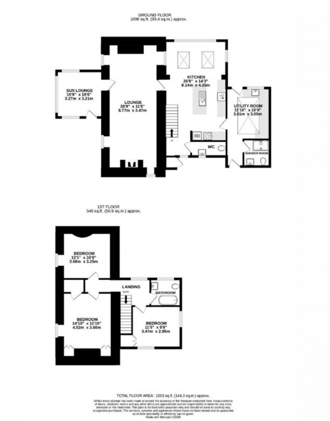 Floorplan for Stithians, Truro, TR3
