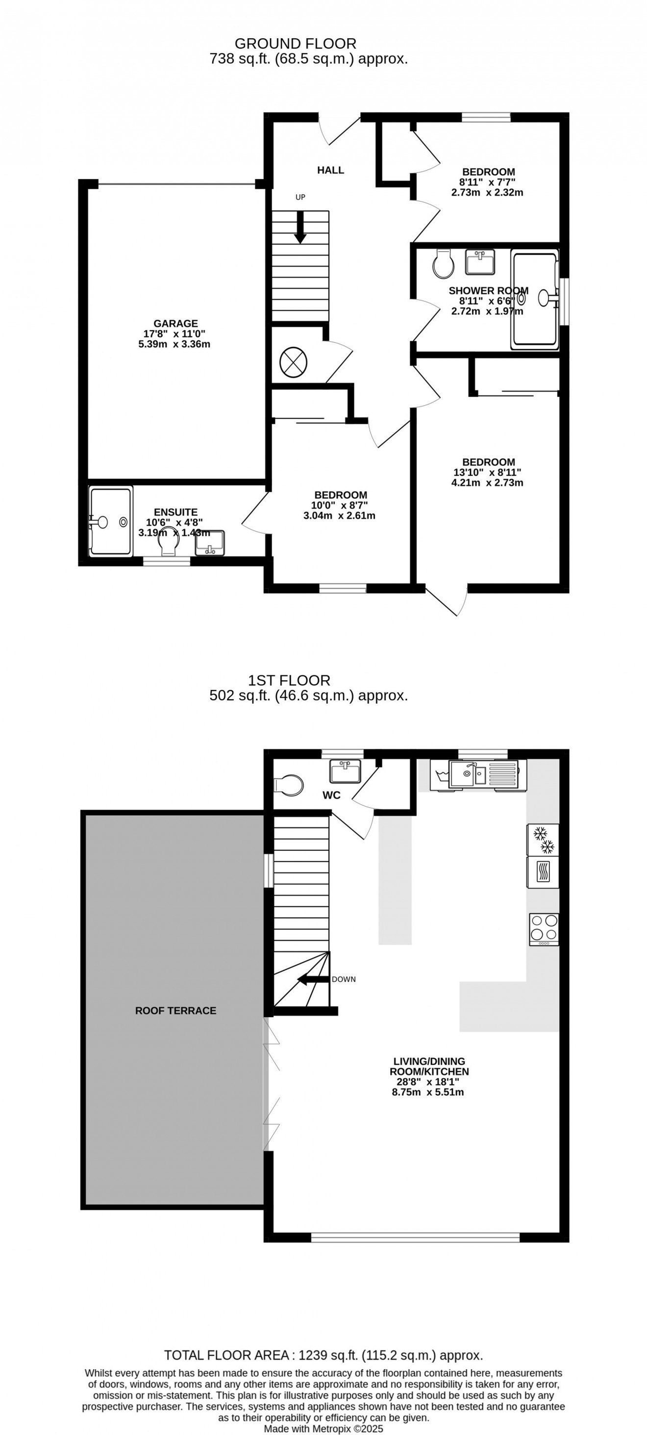 Floorplan for The Green, Goldenbank, TR11