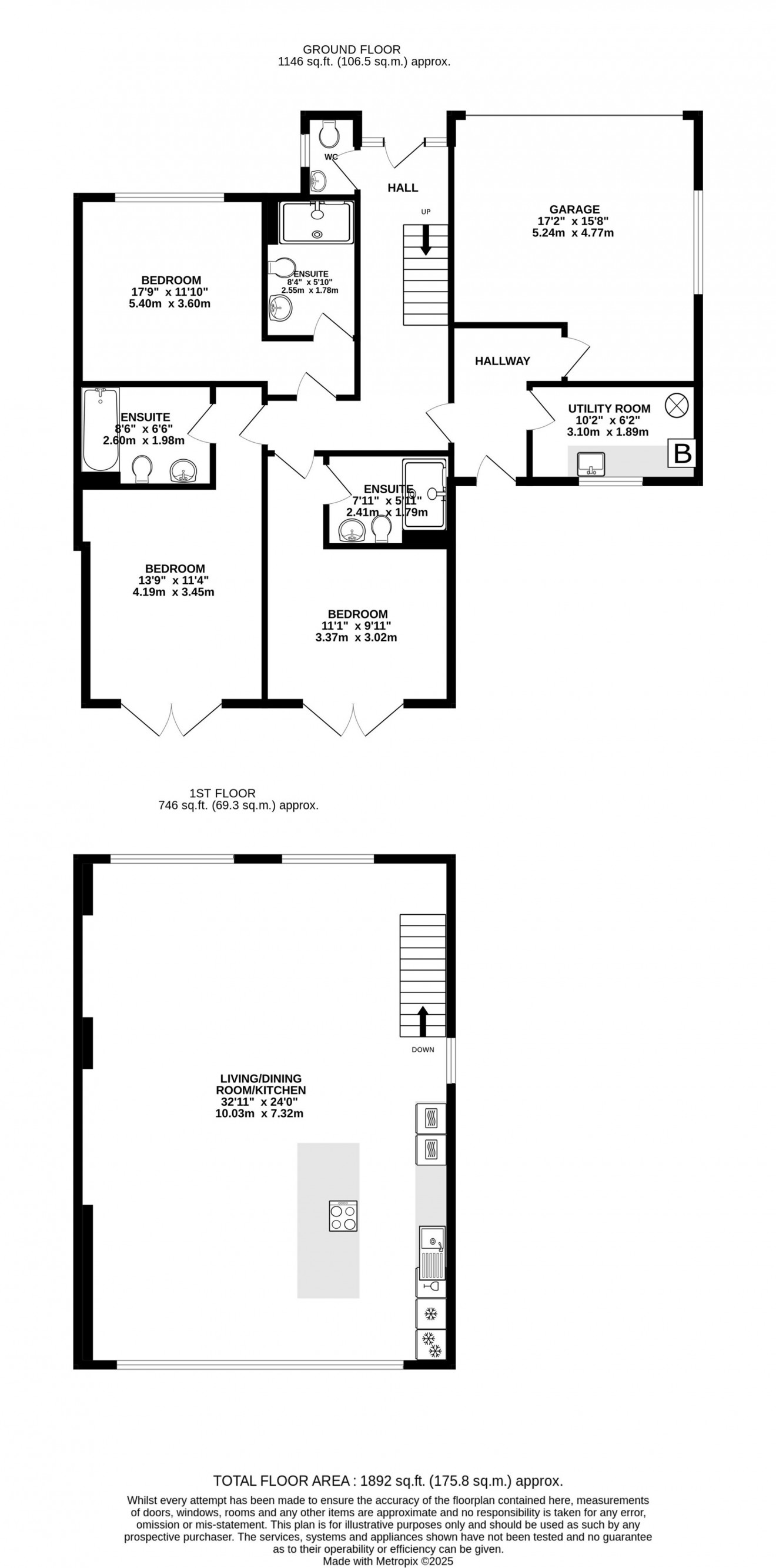 Floorplan for Antron Way, Mabe Burnthouse, TR10