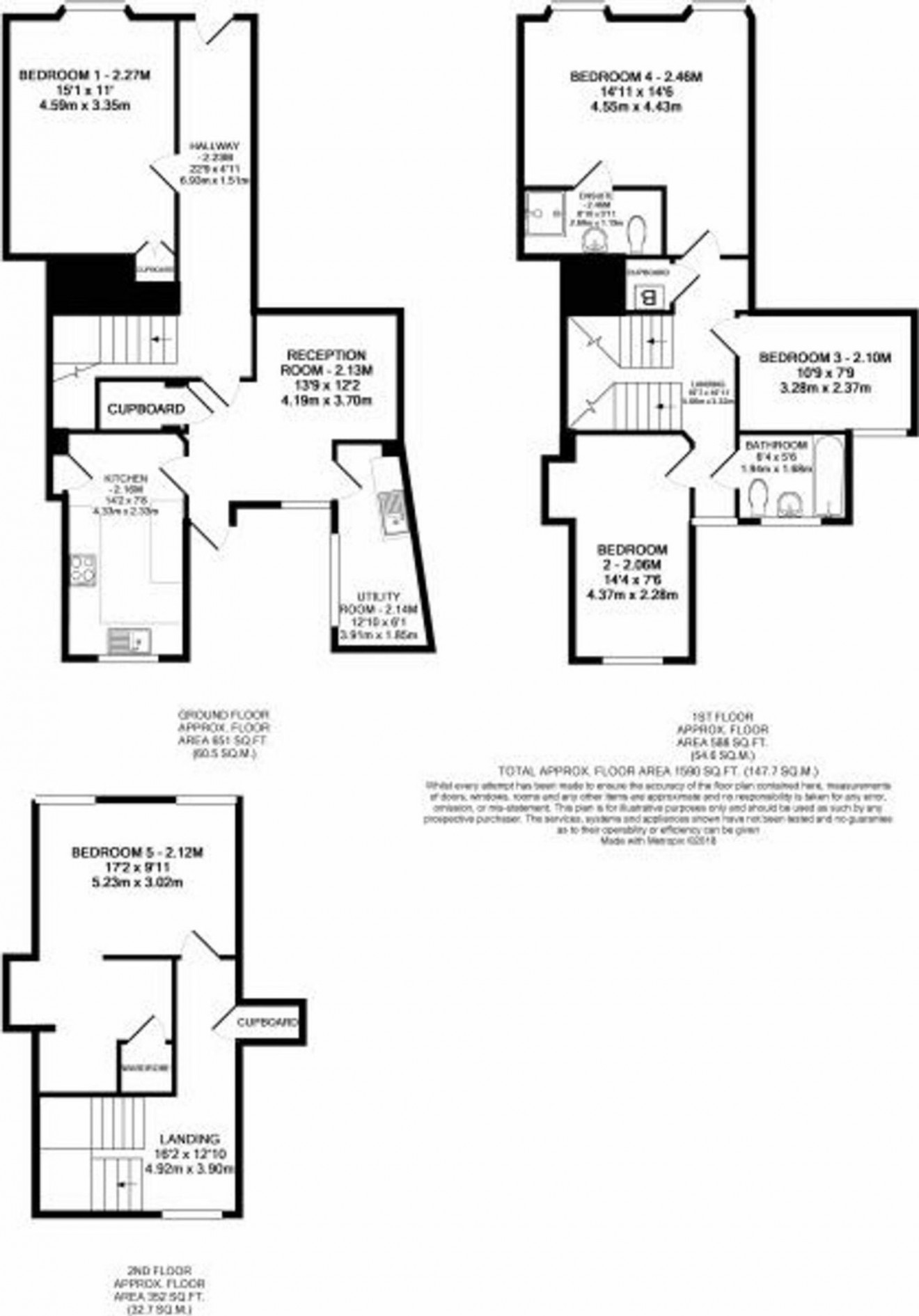 Floorplan for The Terrace, Penryn, TR10